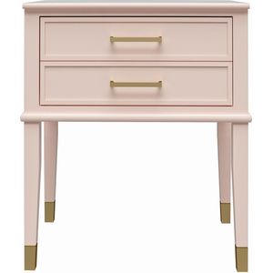 CosmoLiving by Cosmopolitan Beistelltisch "Westerleigh", (1 St.), 1 Schublade, aus pflegeleichtem MDF, Beine aus Massivholz, Höhe 72 cm