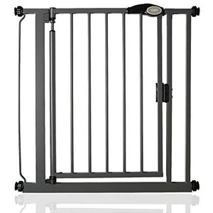 Safetots Self Closing Klemhek, Traphekje, 75cm - 82cm, Grijs