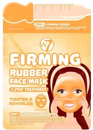 W7 - Verstevigend Rubber Gezichtsmasker - 2 Staps Behandeling - Hydraterend Serum