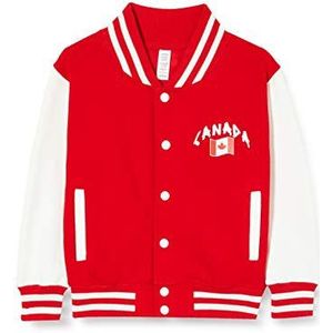 Supportershop kinderjas, rood en wit Canada.