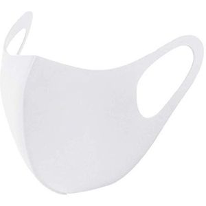 FM London Accessoires 10 stuks herbruikbare stof hoofdwrap, wit, één maat