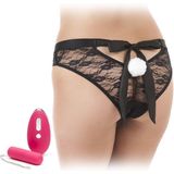 Happy Rabbit USB Oplaadbare Waterdichte Afstandsbediening Knicker Vibe. Plus Size, 200 g, HR-75096