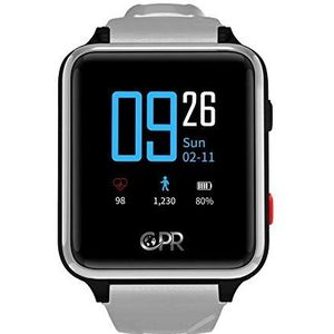 CPR Guardian II persoonlijk alarm met noodhulpknop, GPS-locatietracker, 2-weg bellen. De volgende generatie bescherming. Winnaar van de Queen Award. (grijs)
