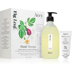 Aery - Botanical Fig Leaf - Handzeep Set - 500 ml, 75 ml - Veganistisch