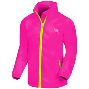 Mac in a Sac - Regenjas voor kinderen - Junior - Neon roze - maat S