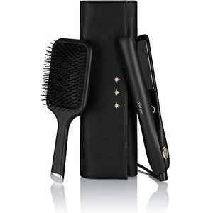 GHD - Styler Gold-set – stijltang (zwart) + hittebestendige tas + borstel