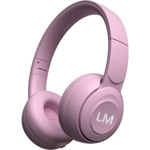 Louise&Mann 2 Draadloze On-Ear Koptelefoon, Bluetooth met [tot 25 uur afspeeltijd] HD-stereo, microfoon voor iPhone /Samsung /Huawei/iPad /TV - Roze