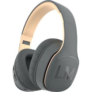 Louise&Mann Symphony Draadloze Over-Ear Koptelefoon - Bluetooth - met Microfoon - incl. Carry Case - Asphalt Grijs