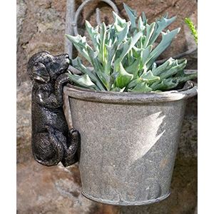 Pot Buddies Handgemaakte Labrador Figuur Plant Pot Hanger - Decoratieve Hangende Tuin Ornament - Bloem Planter Beeldje