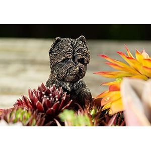 Pot Buddies Handgemaakte West Highland Terrier Figuur Plant Pot Hanger - Decoratieve Hangende Tuin Ornament - Bloem Planter Beeldje..