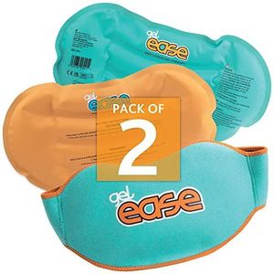 GelEase 2X Hot and Cold Pack & Backstrap - Therapeutische pijnverlichting met warme en koude toepassingen, rug- en menstruatiepijn, kalmerende verlichting voor spieren en gewrichten, elimineert