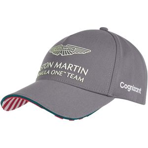 2022 Aston Martin Official Team Limited Edition Cap-USA (Grey)