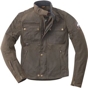 Merlin - Barton II - Motorjas - Olijfgroen - Wax