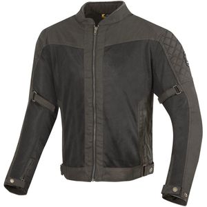 Merlin - Chigwell Lite - Motorjassen - Gewaxt - Zwart - Katoen