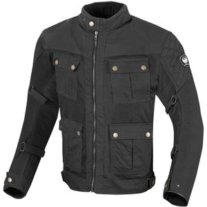 Merlin - Chigwell - Motorjas - Zwart - Katoen, Polyester - Slijtvast