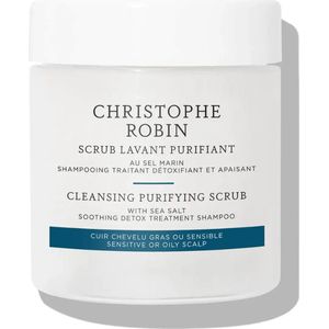 Christophe Robin Cleansing Purifying Scrub With Sea Salt Normale shampoo Voor Alle haartypes