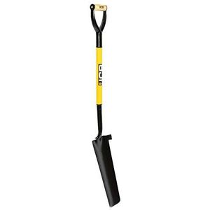 JCB - Professionele Solid Forged Enting Spade - Newcastle Style - Drain Master - Professionele lange handgreep site en tuingereedschap - Voor verbetering van het huis, graven, drainagekanalen, hekwerk