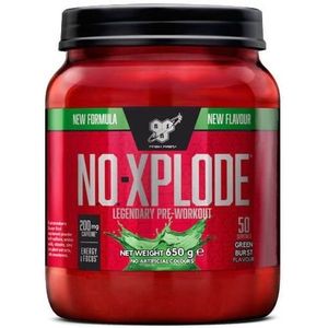BSN N.O.-Xplode 3.0 Pre Workout - Pre-Workout – Green Burst – 50 doseringen (650 gram)