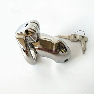 Bondage Masters Bondage Masters Mannen Kuisheidsapparaat, Mega-Security met Verborgen Slot En Body Contour Back Ring