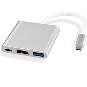 Hoge kwaliteit 3-in-1 USB type C naar HDMI 4K 1080P adapterkabel + USB 3-in-1 hub USB C