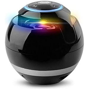 Tec-Digi Draagbare Draadloze Mini Bluetooth-Spreker, Super Bass Stereo Navulbare Spreker met LEIDENE Lichten