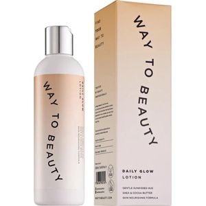 Way to Beauty Daily Glow Zelfbruiner Light Gradual Tanning Lotion 250ml voorheen White to Brown whitetobrown