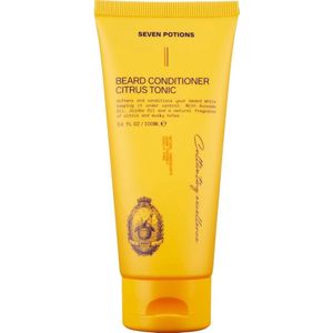 Seven Potions Baardconditioner voor Mannen – Voorkomt Jeuk en Roos in je Baard – Natuurlijk, Vegan, Diervriendelijk – (Citrus Tonic,100ml)