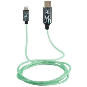 Harry Potter Officieel gelicentieerde MFI Lightning-oplaadkabel met vloeiend lichteffect, snel opladen en gegevenssynchronisatie, voor iPhone, tablet, bluetooth-hoofdtelefoon, banken
