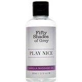 Fifty Shades Of Grey - Play Nice Vanille Massage Olie 90 ml