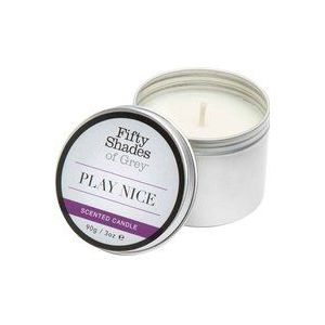 Fifty Shades Of Grey - Play Nice Vanille Kaars 90 Gram