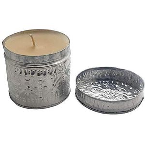 VIE Naturals Handgemaakte Lotus Kaarsenlamp in 7 cm X 7 cm, One Maat, Veelkleurig