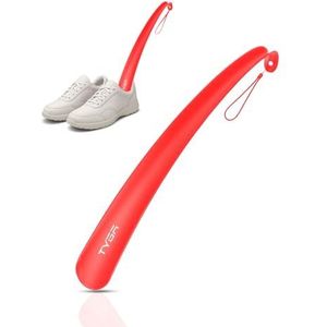 biped schoenlepel kunststof 35 cm – kleine stevige schoenlepel met ophangoog – praktisch voor thuis en op reis – duurzaam en stabiel – gemaakt in