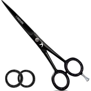 Candure Kappersschaar Kapper Salon Shear roestvrij staal haar knippen schaar voor professionele, kappers, kappers en salon gebruik voor vrouwen, mannen, kinderen en volwassenen 6 inch