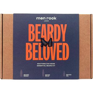 Men Rock London Baard Kit Soothing Oak Moss (Baardbalm-Baardshampoo-Baardolie) Giftset voor de man met baard