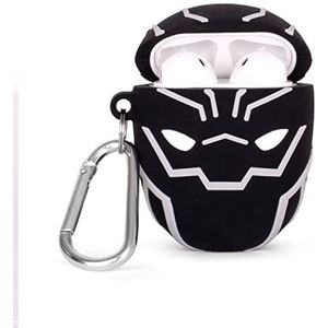 ThumbsUp! PowerSquad AirPods Case - Zwart Panther - 3D-Silicon
