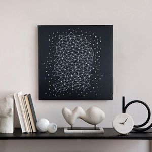 MegaGadgets - Schilderijlijst Speaker - Zwart - 40 x 40 cm - Draadloze Bluetooth-speaker