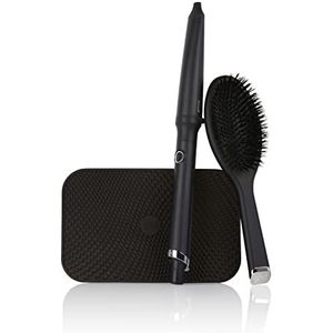 GHD - Creative Curl Wand Set – krultang (zwart) + hittebestendige mat + borstel