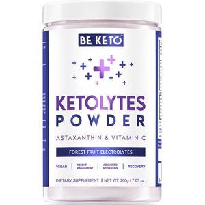 BeKeto Ketolytes Electrolytes, Bosvruchten - 200 g
