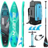 Bluefin Cruise Opblaasbare peddelplank, 3,5 m, SUP-board voor volwassenen, Bluefin Cruise, 3,5 m, inclusief accessoires