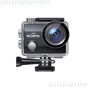 Bluefin C-Scape Action Camera 4K | Full HD Video- en Fotoresolutie | 1080p | 170 Graden Fisheye Lens | 30M Waterdicht | LCD Scherm | Wifi Verbinding | Oplaadbare Batterijen | Onderwatercamera