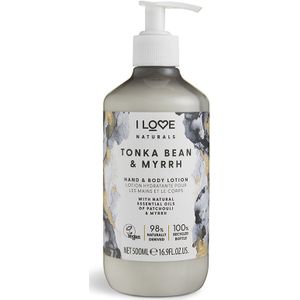 I Love Naturals - Tonka Bean & Myrrh - Bodylotion - 500 ml