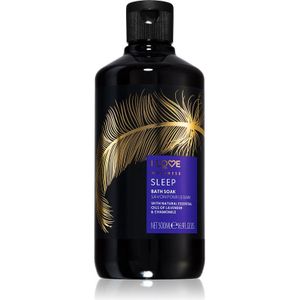 I Love Wellness SLEEP Bath Soak, With Natural Essential Oils Of Lavender & Chamomile, Fragranced Bath Soak, Invigorating Aroma, Vegetarian & Vegan-Friendly - 500ml