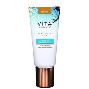 Vita Liberata Beauty Blur Face Getinte Zelfbruinendecrème voor Hydratatie en Stralende Huid Tint Medium 30 ml