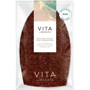Vita Liberata Dubbelzijdige bruine handschoen van fluweel