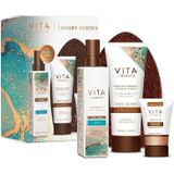 Vita Liberata Zelfbruiner Lichaam Luxury Heroes Kit Fabulous Gradual Lotion 200 ml + Tinted Tanning Mist Medium 200 ml + Body Blur Medium 30 ml + Tan Mitt