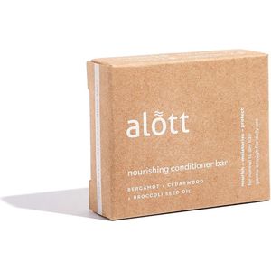 alott - conditioner bar - crèmespoeling - plasticvrij - natuurlijk - bergamot - ceder