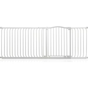 Safetots Klemhekje met Gebogen Bovenkant, 198cm - 207cm, Mat Wit