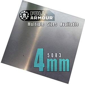 4mm Aluminium Plaat/Blad - 5083 200mm x 200mm (20cm x 20cm)