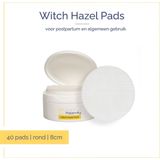First Days Maternity - Witch Hazel Pads - 40 Stuks - Natuurlijk - Katoen