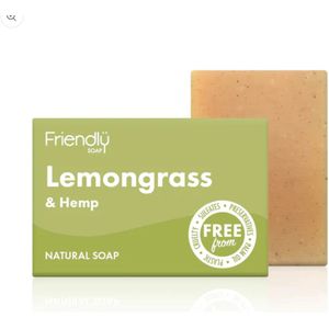 Friendly Soap - Natuurlijke Zeep - Lemongrass & Hemp - 95 g
